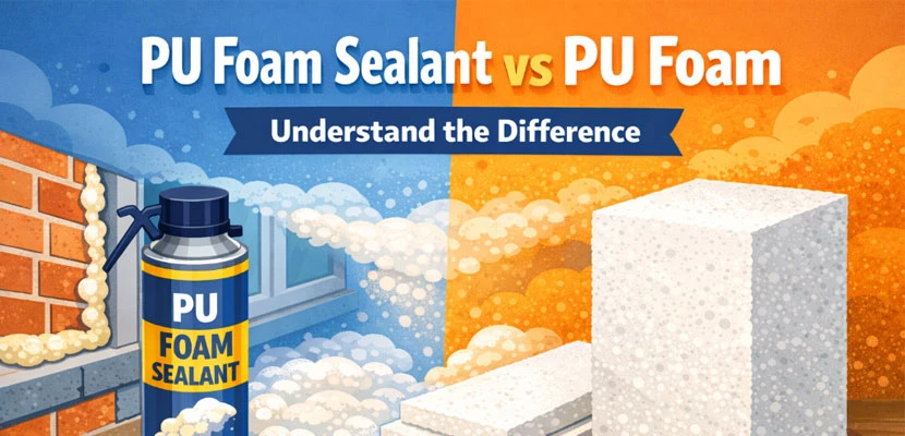 What is the Difference Between PU Foam Sealant and PU Foam?