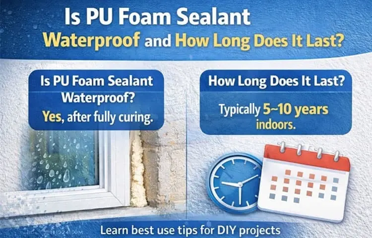 Is PU Foam Sealant Waterproof and How Long Does It Last?