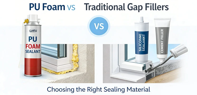 PU Foam vs Traditional Gap Fillers: Choosing the Right Sealing Material