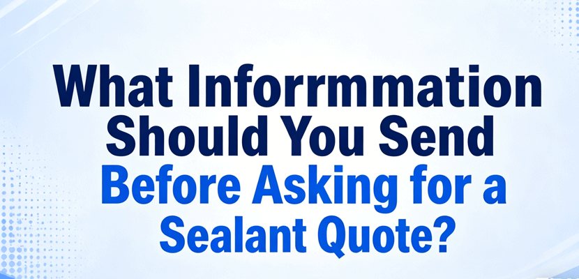 What Information Should You Send Before Asking for a Sealant Quote?