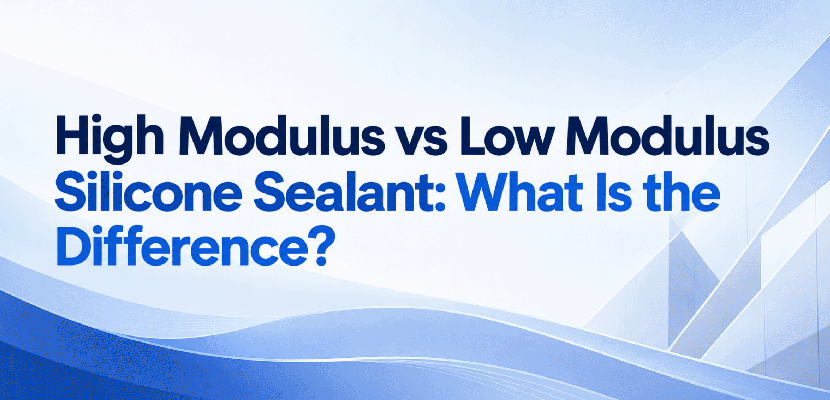 High Modulus vs Low Modulus Silicone Sealant: What Is the Difference?