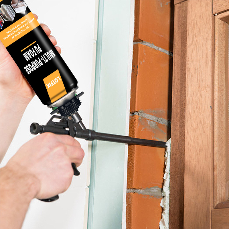 What is the difference between pu foam sealant gun type and straw type?
