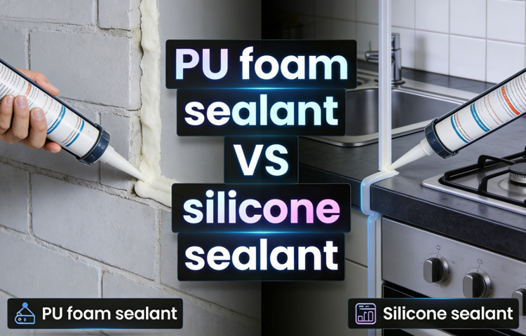 What is the difference between PU foam sealant and silicone sealant?