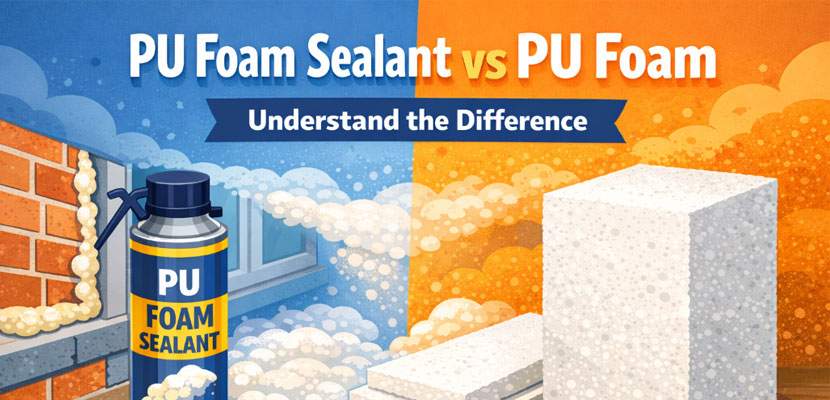 What is the Difference Between PU Foam Sealant and PU Foam?