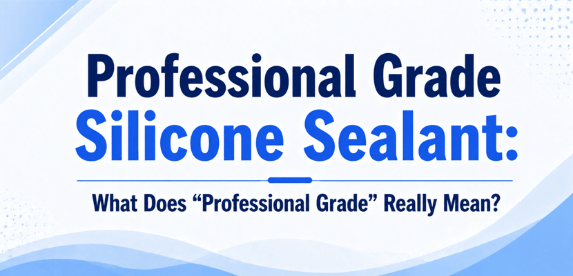 Professional Grade Silicone Sealant: What Does “Professional Grade” Really Mean?