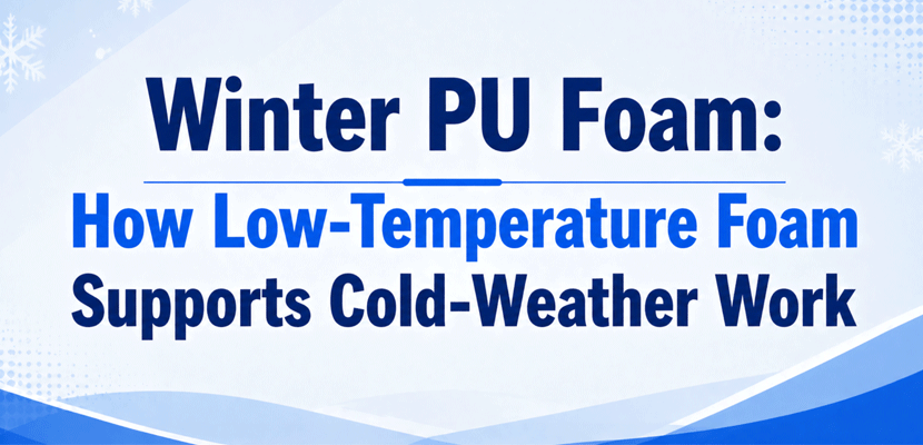 Winter PU Foam: How Low-Temperature Foam Supports Cold-Weather Work