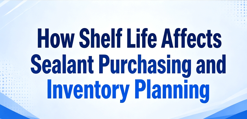 How Shelf Life Affects Sealant Purchasing and Inventory Planning
