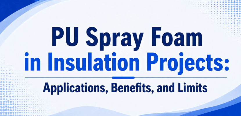 PU Spray Foam in Insulation Projects: Applications, Benefits, and Limits