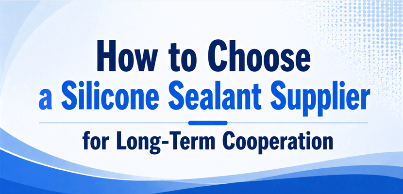How to Choose a Silicone Sealant Supplier for Long-Term Cooperation