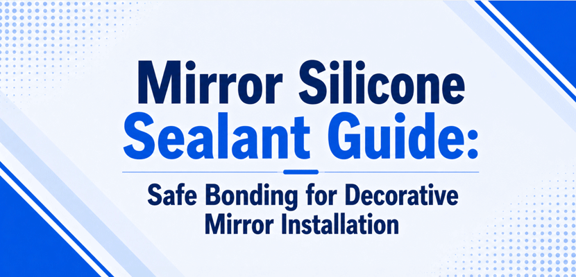 Mirror Silicone Sealant Guide: Safe Bonding for Decorative Mirror Installation