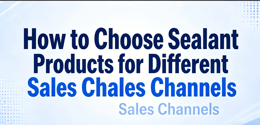 How to Choose Sealant Products for Different Sales Channels