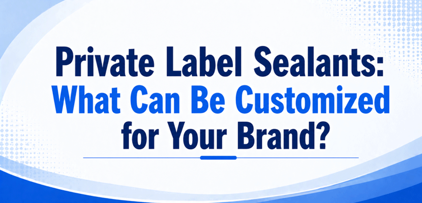 Private Label Sealants: What Can Be Customized for Your Brand?