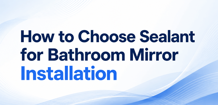 How to Choose Sealant for Bathroom Mirror Installation 