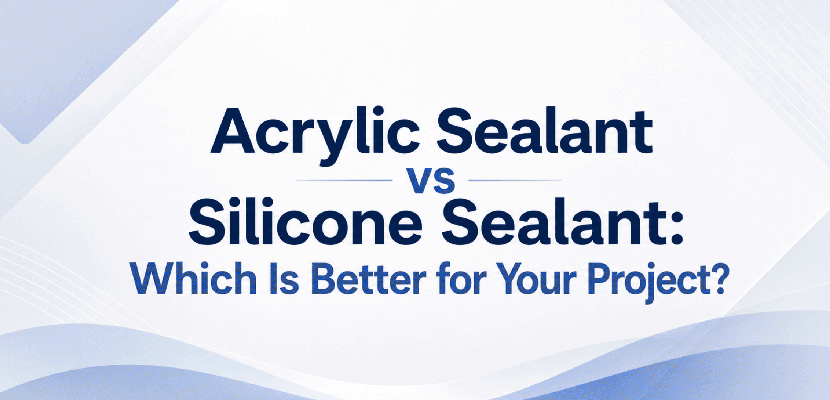 Acrylic Sealant vs Silicone Sealant: Which Is Better for Your Project?
