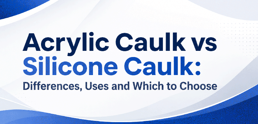 Acrylic Caulk vs Silicone Caulk: Differences, Uses and Which to Choose