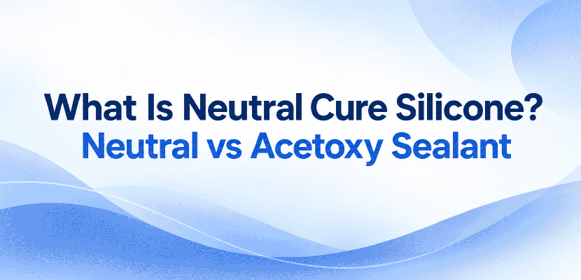 What Is Neutral Cure Silicone? Neutral vs Acetoxy Sealant