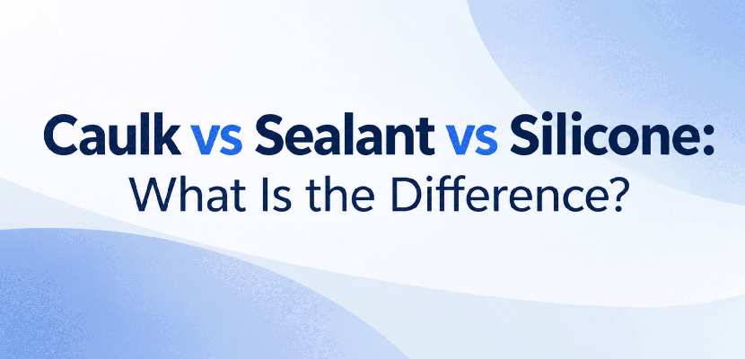  Caulk vs Sealant vs Silicone: What Is the Difference?